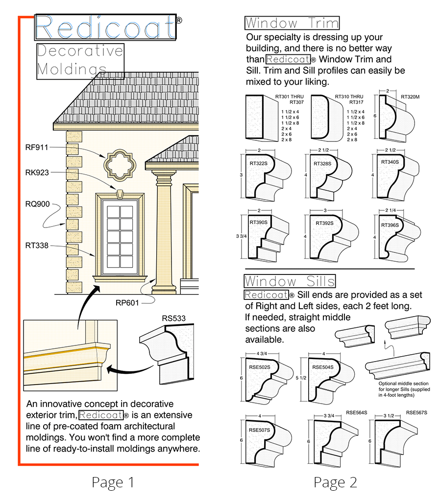 Redicoat Triafold pages 1 and 2