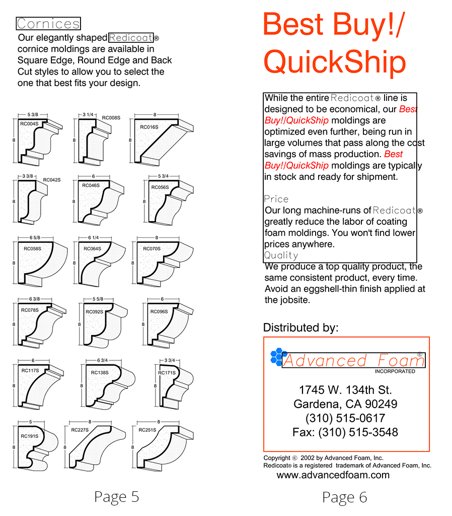 Redicoat Triafold pages 5 and 6